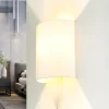 Stoff Wandlampe mit Kabel Schalter Weiß ALICE