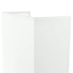 Stoff Wandleuchte Weiß eckig Loft Modern E27 ALICE