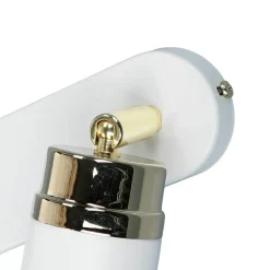 Strahler Weiß Gold 90 cm 6-flammig GU10 Metall