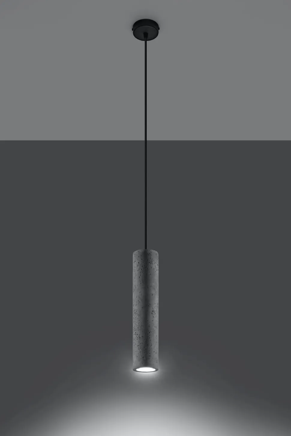 Stylische Pendelleuchte Beton Ø8cm Modern BREANNA Küche