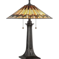 Tiffany Lampe Zugschalter 64cm hoch FARFALLA