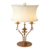 Tischlampe CAMELOT 10 Gold Ø36cm H:56cm Lampe