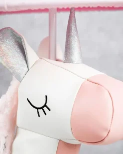 Tischlampe Einhorn Rosa 51 cm Kinderzimmer Schlafzimmer