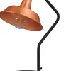 Tischlampe in Kupfer Industriestil Schirm ∅25cm
