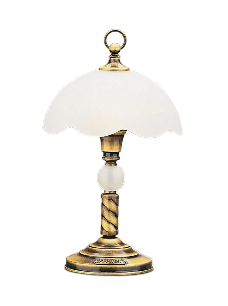 Tischlampe in Messing Glas 40cm TOBSYN Leuchte