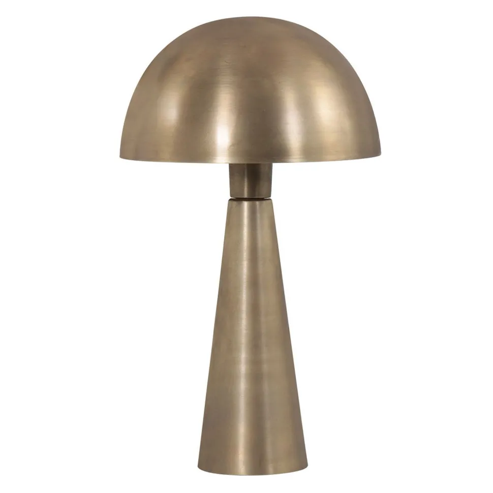 Tischlampe indirekt Metall in Bronze 42 cm E27 stylisch