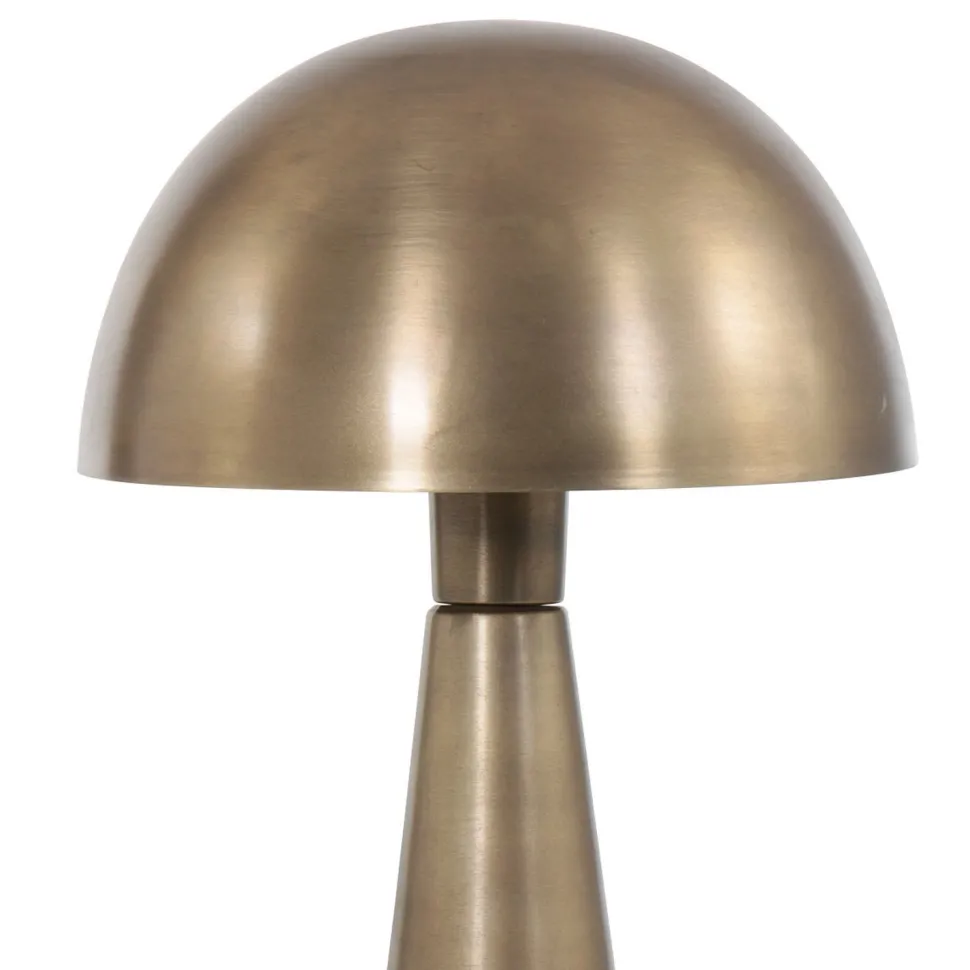Tischlampe indirekt Metall in Bronze 42 cm E27 stylisch