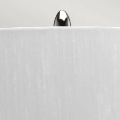 Tischlampe Keramik Stoff E27 56,2 cm hoch OLWEN