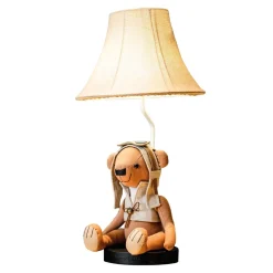 Tischlampe Kinderzimmer Wohnzimmer 61 cm Bär mit LED