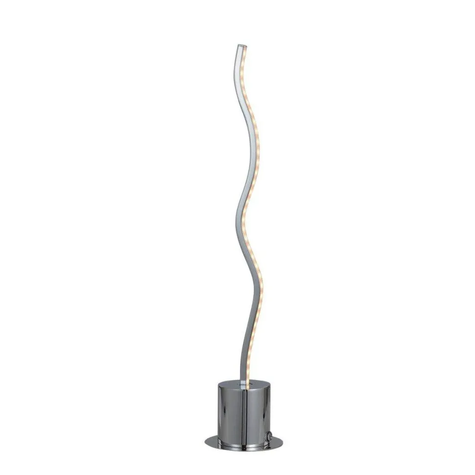 Tischlampe LED klein 45 cm Wellen Design