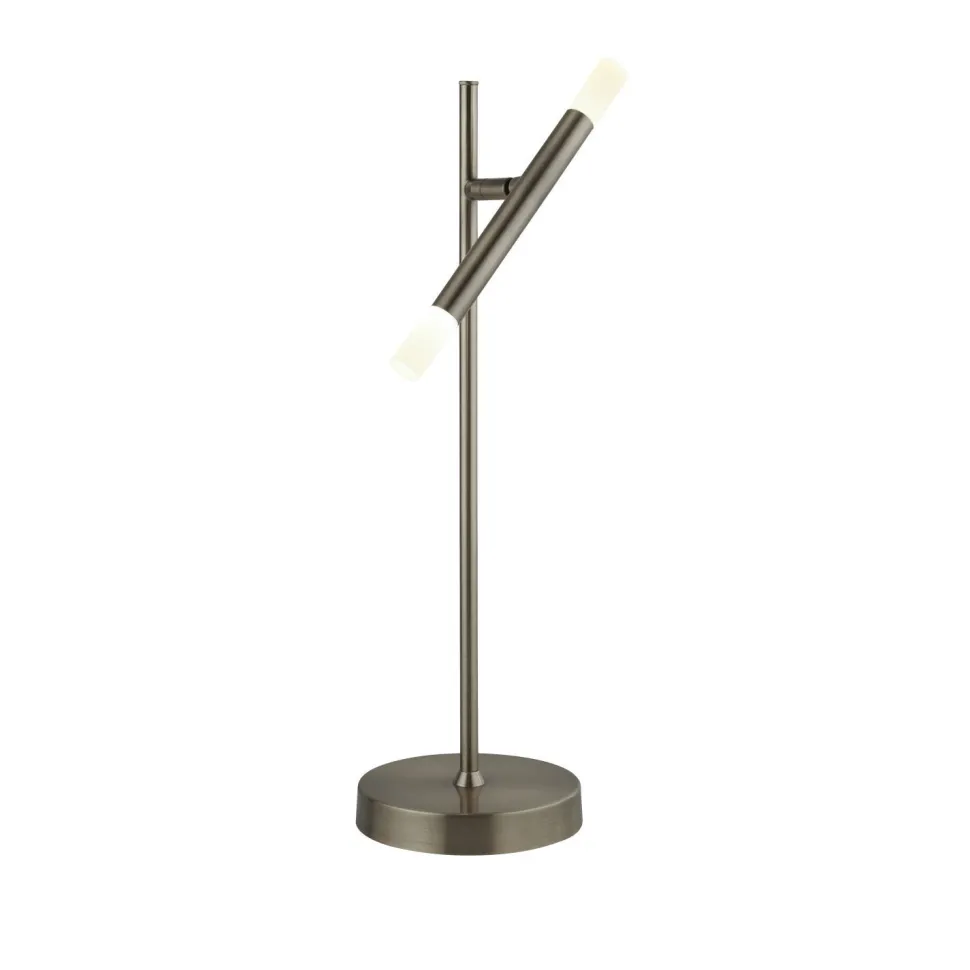 Tischlampe LED verstellbar Nickel matt 2700 K 117 lm 48,5 cm