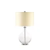 Tischlampe LINUS Creme Glas H:67cm Design Lampe