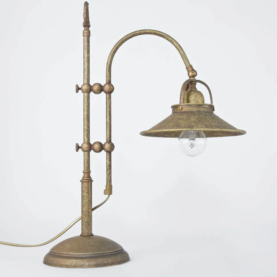 Tischlampe Messing in Antik Bronze
