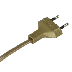 Tischlampe Messing in Bronze mit Glas Premium