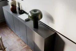 Tischlampe Metall E27 41 cm hoch Grün Retro kippbar