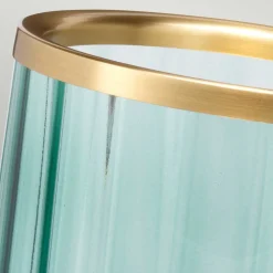 Tischlampe Metall Glas 36,4 cm hoch mit GX53 LED 3000 K