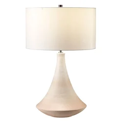 Tischlampe NEVIO Creme Keramik H:68cm Ø42cm Lampe