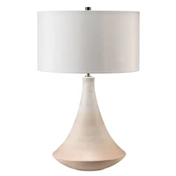 Tischlampe NEVIO Creme Keramik H:68cm Ø42cm Lampe