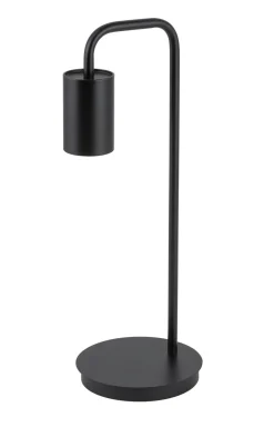 Tischlampe Schwarz Metall akzentuiert GU10 46 cm Lesen