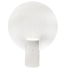 Tischlampe Weiß 50 cm hoch dekorativ Metall E27