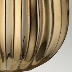 Tischlampe Weiß Bronze E27 55 cm Stoff Keramik