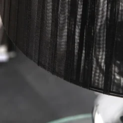 Tischleuchte 50cm Modern Design edel Schwarz Chrom