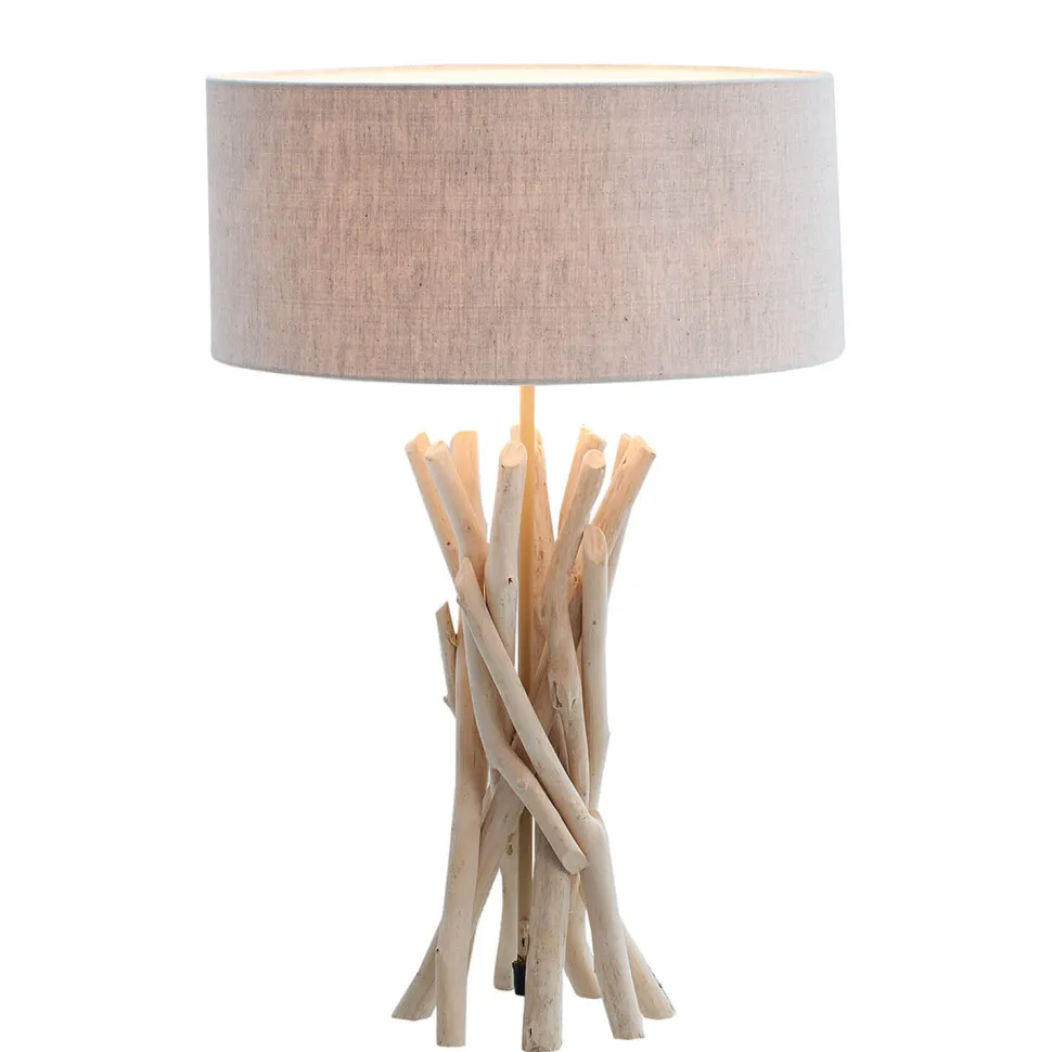 Tischleuchte Ø40cm Modern kunstvoll aus Treibholz