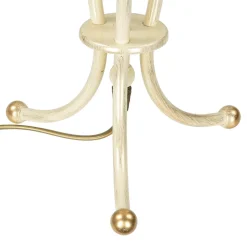 Tischleuchte CRINE Shabby Chic 42cm Blumen