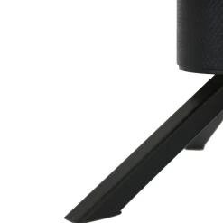 Tischleuchte Glasschirm in Rauchgrau E27 28 cm stilvoll