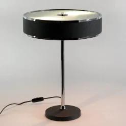 Tischleuchte in Graphit Ø35cm H:47cm Lampe LORSAN