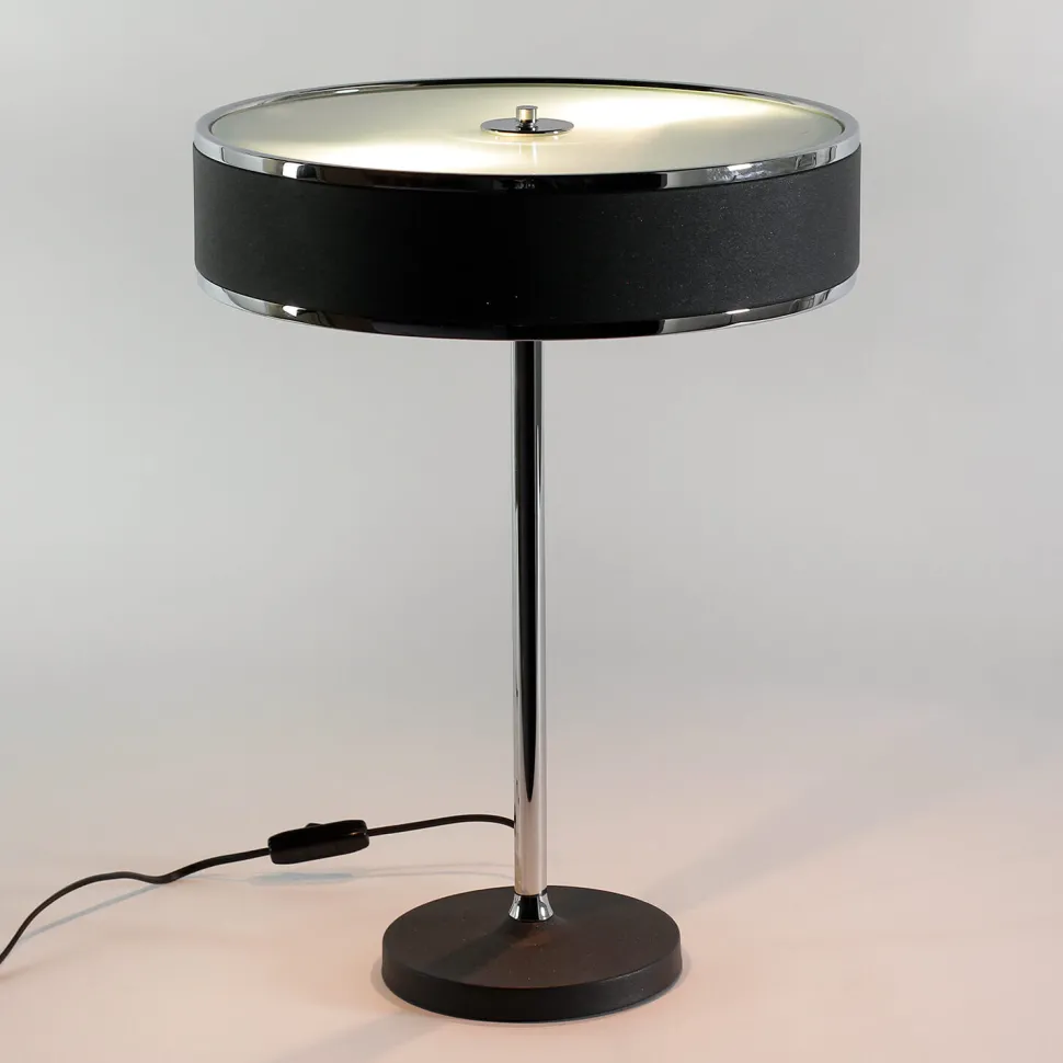 Tischleuchte in Graphit Ø35cm H:47cm Lampe LORSAN