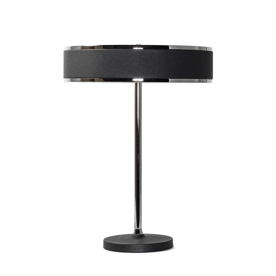 Tischleuchte in Graphit Ø35cm H:47cm Lampe LORSAN