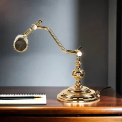 Tischleuchte 24K Gold aus Messing Premium