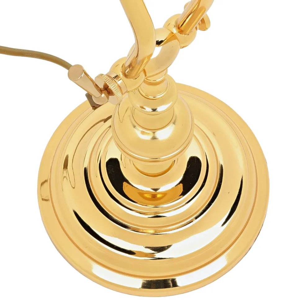 Tischleuchte 24K Gold aus Messing Premium