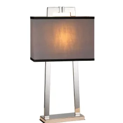 Tischleuchte KANDILA Grau H:66cm Design Bodenlampe