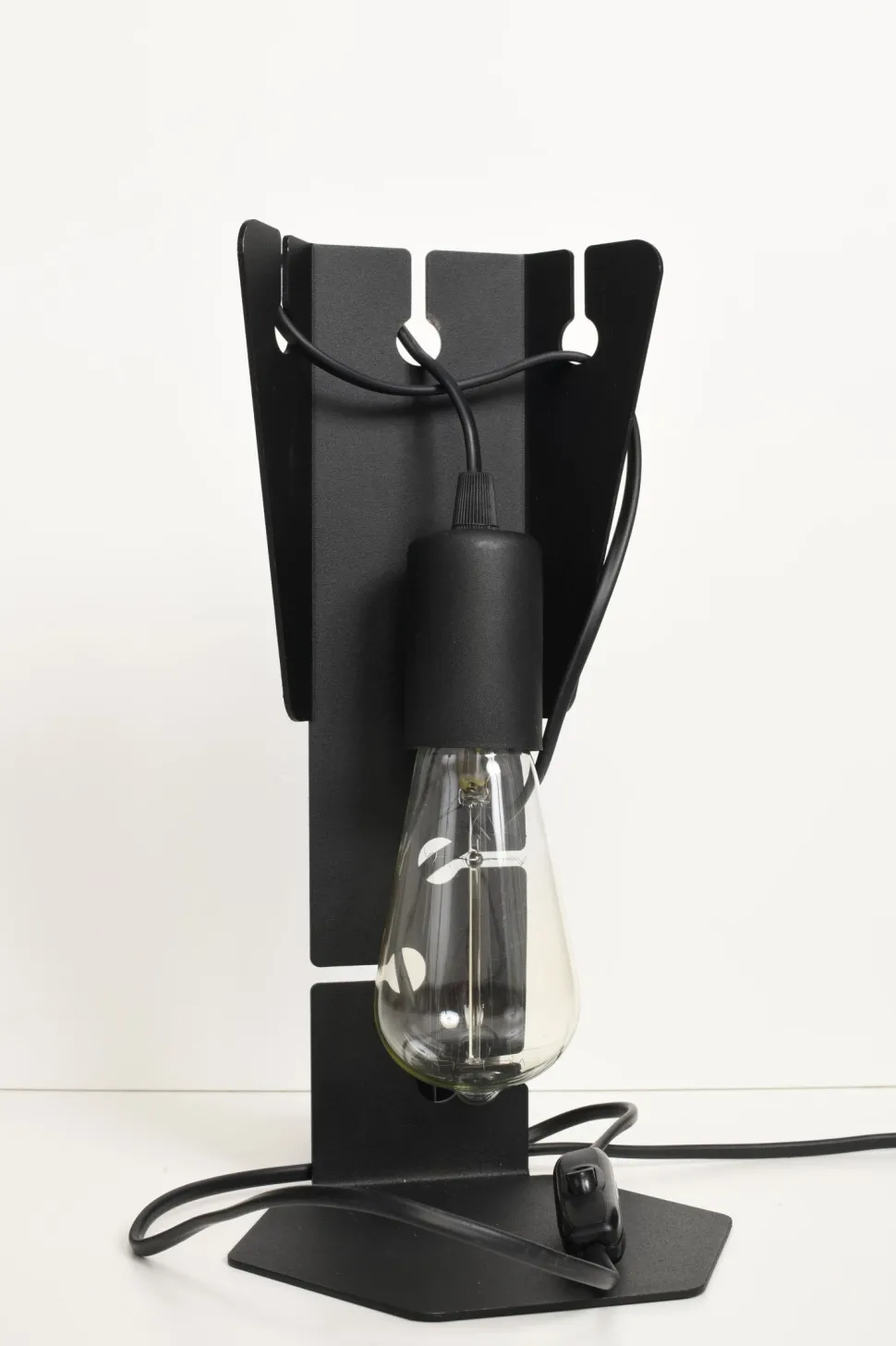 Tischleuchte Metall Schwarz 31 cm klein dekorativ E27