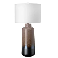 Tischleuchte MYNDIR Braun Creme Keramik 76cm Lampe