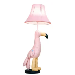 Tischleuchte Rosa Flamingo 77,5 cm Wohnzimmer Kinder