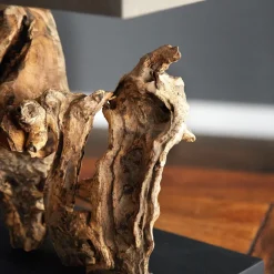 Tischleuchte Treibholz Designerleuchte Modern 50cm