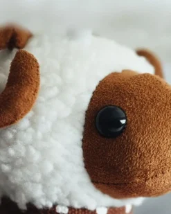 Tischleuchte Weiß Schaf 48 cm inkl. LED Kinderzimmer