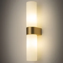 Up Down Wandlampe blendarm in Messing G9 IP44 T:7 cm