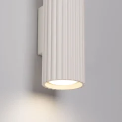 Up Down Wandlampe H: 30 cm Creme GU10 2-flammig länglich