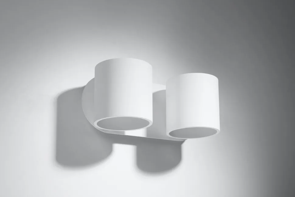 Up Down Wandlampe Weiß Aluminium Modern stylisch