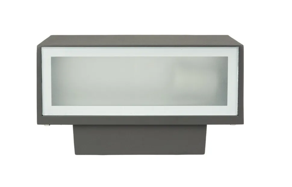 Up Down Wandleuchte Anthrazit IP54 B:22cm