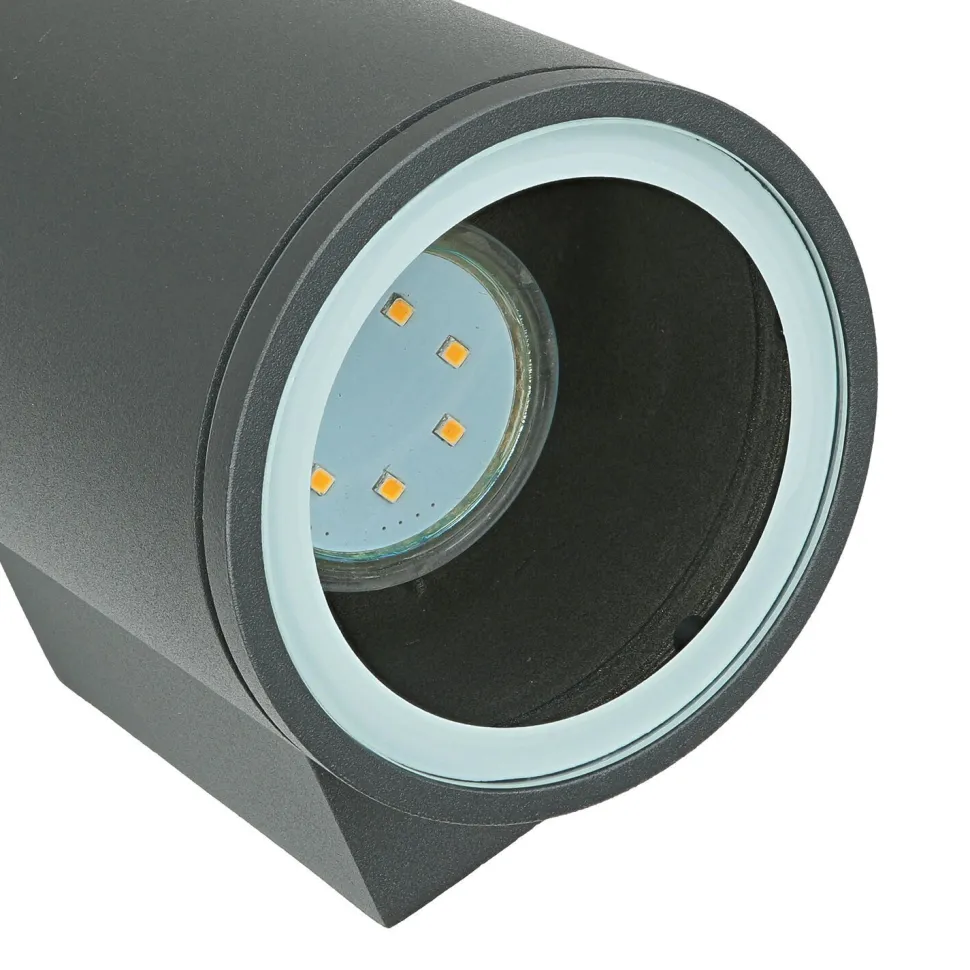 Up Down Wandleuchte Außen Anthrazit Aluminium IP54