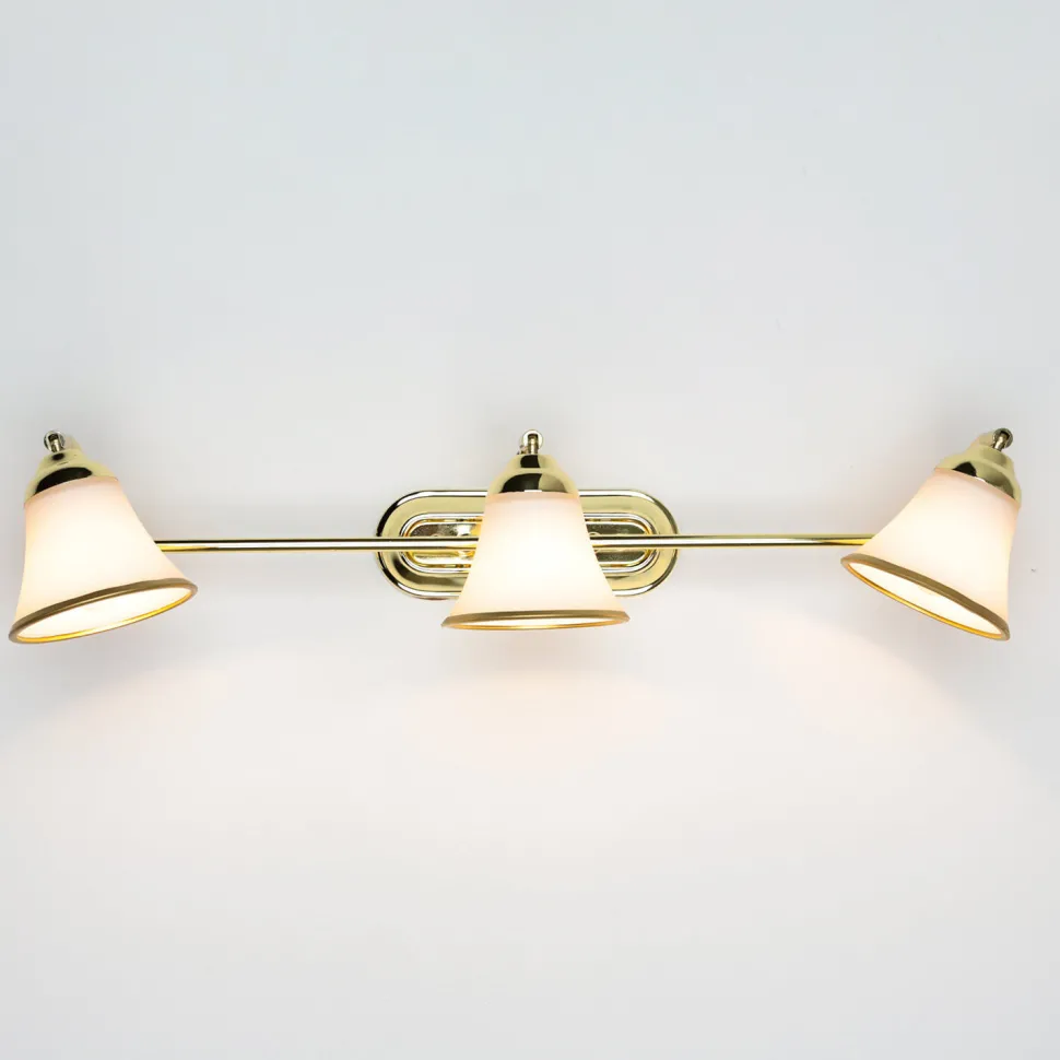 Verstellbare Badezimmerleuchte Wand in Gold GRANDO