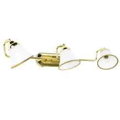 Verstellbare Badezimmerleuchte Wand in Gold GRANDO