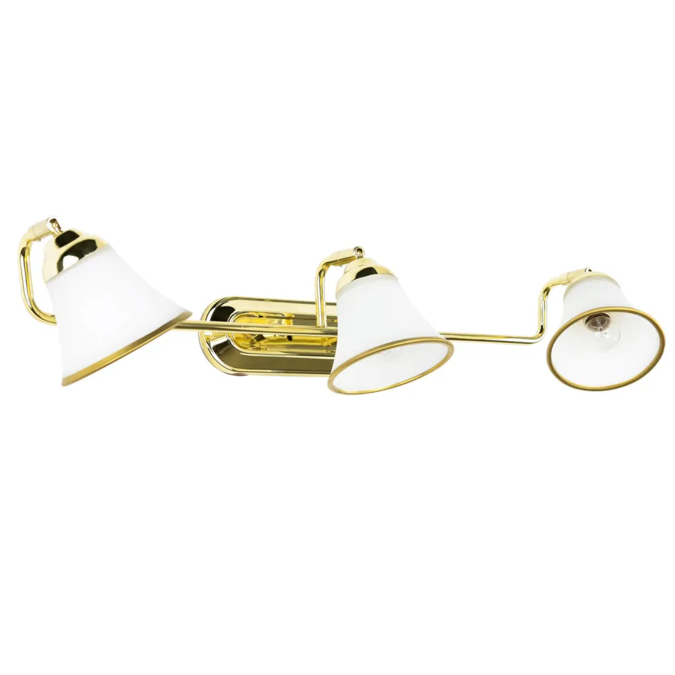 Verstellbare Badezimmerleuchte Wand in Gold GRANDO