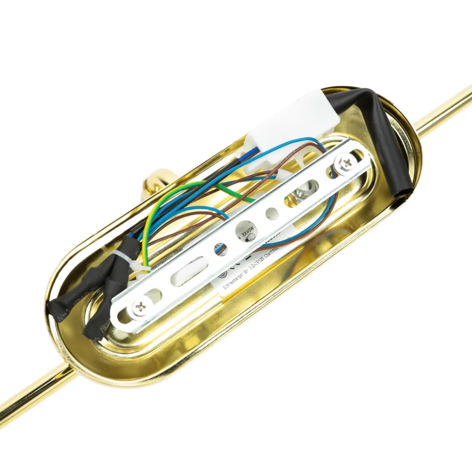 Verstellbare Badezimmerleuchte Wand in Gold GRANDO