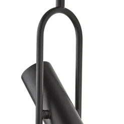 Verstellbare Hängeleuchte Schwarz GU10 Metall Modern ELENA